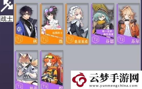 少女前線云圖計(jì)劃少前云圖計(jì)劃全角色強(qiáng)度排名榜介紹