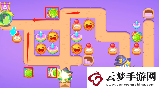 保衛(wèi)蘿卜4阿波與魔法寶藏第13關(guān)怎么通關(guān)