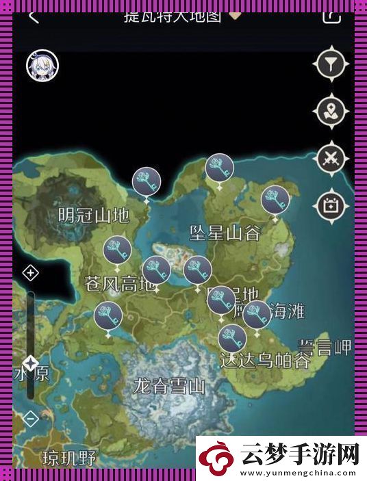 原神莫爾泰區(qū)地靈龕位置