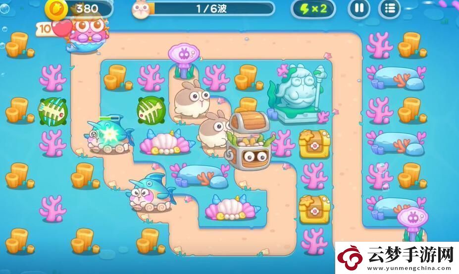 保衛(wèi)蘿卜4海的閨女第55關(guān)怎么過
