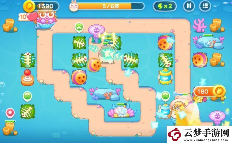 保衛(wèi)蘿卜4海的閨女第55關(guān)怎么過
