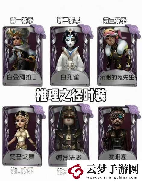 第五人格27賽季推理之徑全新皮膚獎勵大揭秘！