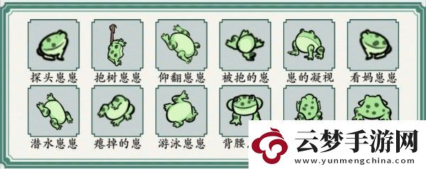 腦洞非常大找青蛙崽崽怎么過(guò)