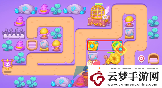 保衛(wèi)蘿卜4阿波與魔法寶藏第63關(guān)怎么過